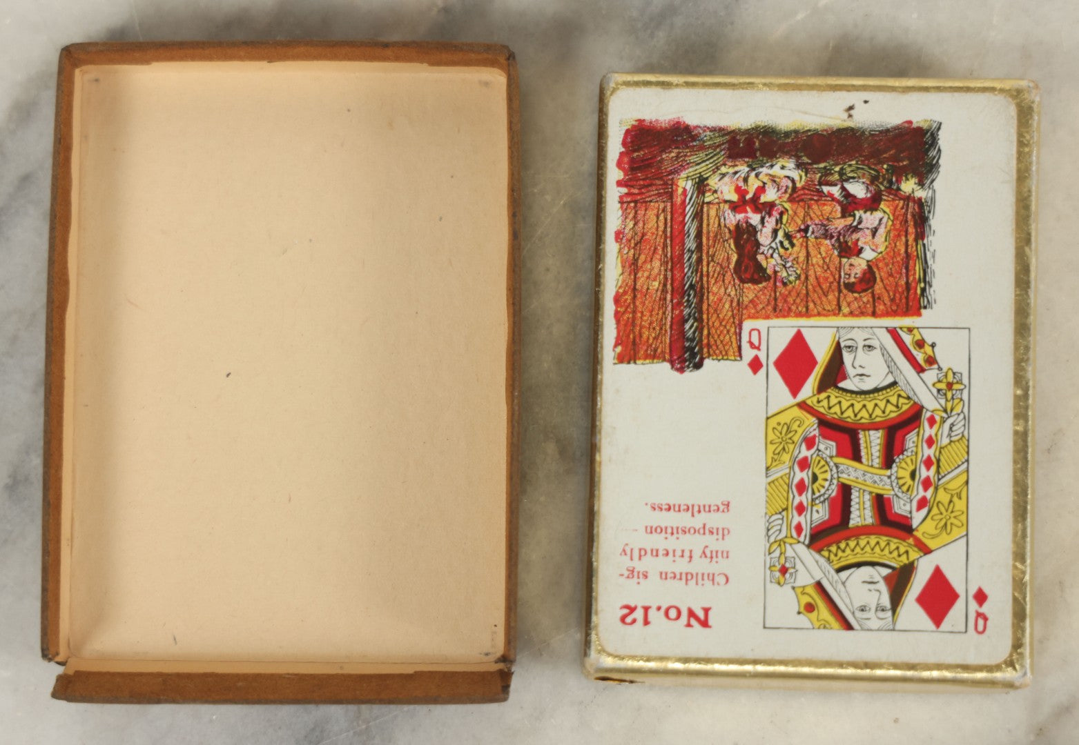 Lot 044 - Vintage Gypsy Witch Fortune-Telling Playing Cards By United States Playing Card Co., Cincinnati Ohio, Complete Deck With Instructions And Box