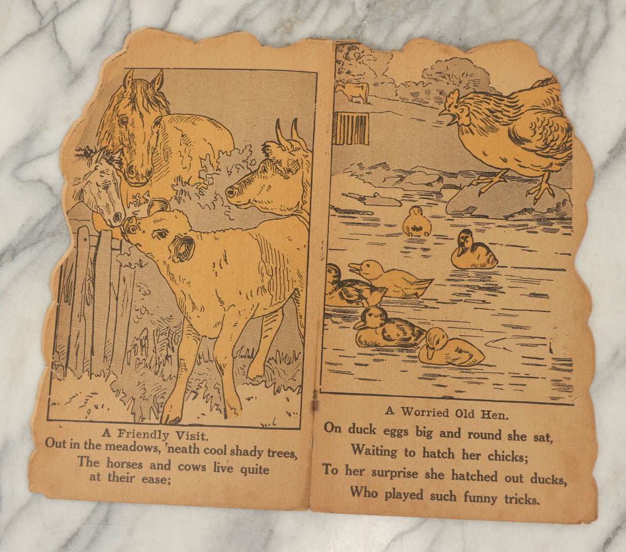 Lot 046 - Vintage Die-Cut Children's Book "Our Pets" In The Shape Of A Boston Terrier, Published By Charles E. Graham & Co., Newark, New Jersey And New York City