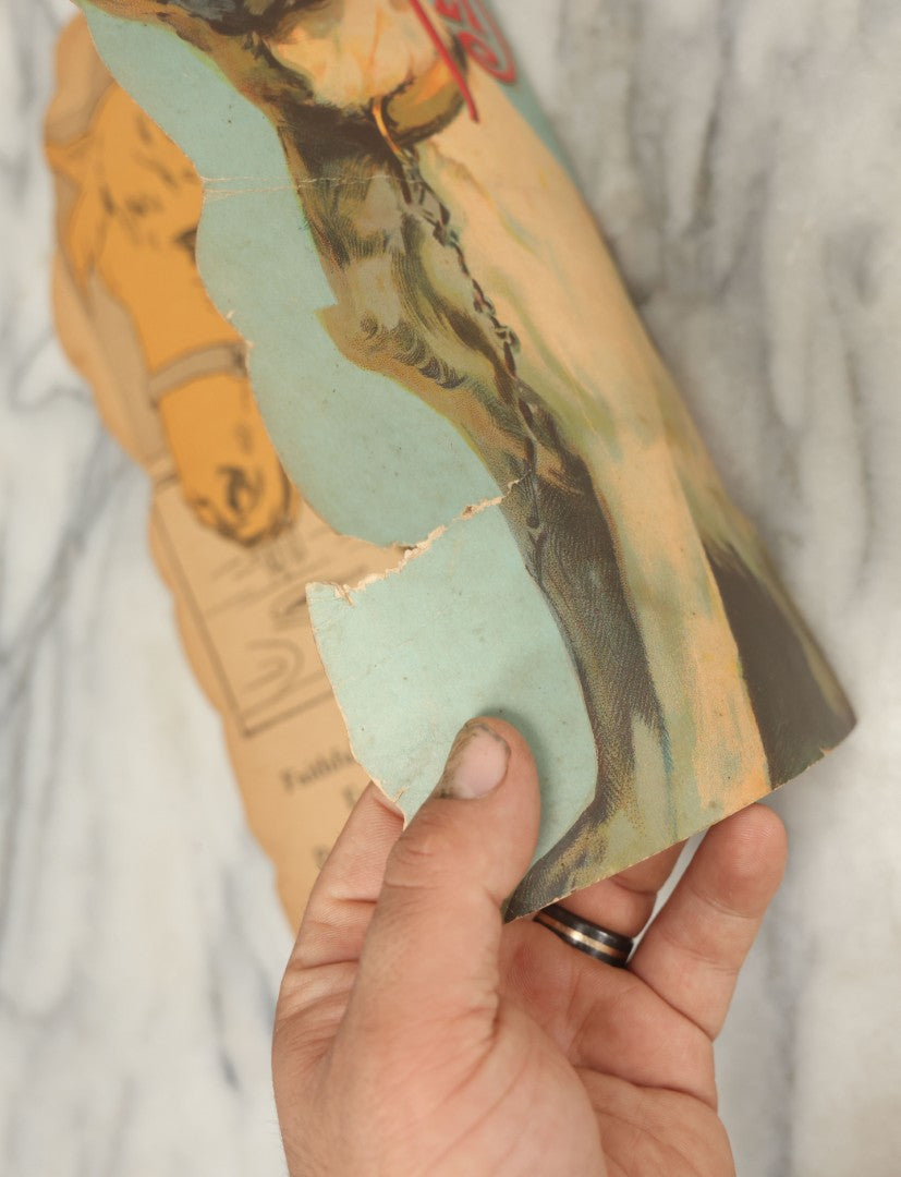 Lot 046 - Vintage Die-Cut Children's Book "Our Pets" In The Shape Of A Boston Terrier, Published By Charles E. Graham & Co., Newark, New Jersey And New York City