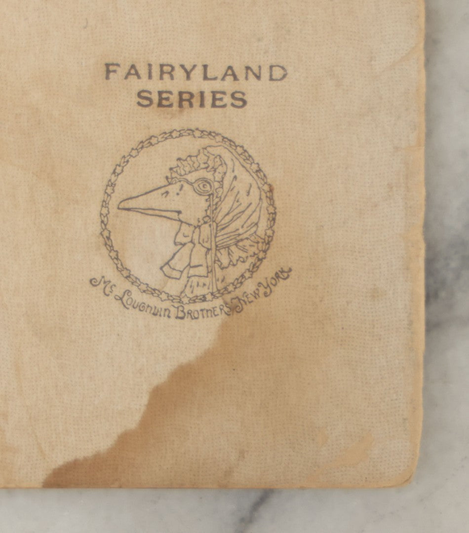 Lot 048 - Antique Children's Book "Puss-In-Boots," Published By McLoughlin Bros., New York, Copyright 1907, Fairyland Series