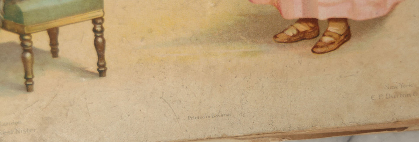 Lot 049 - Antique Children's Book "Come And Go; A Book Of Changing Pictures," Published By E.P. Dutton & Co., New York, And Ernest Nister, London, Printed In Bavaria, Note Heavy Wear