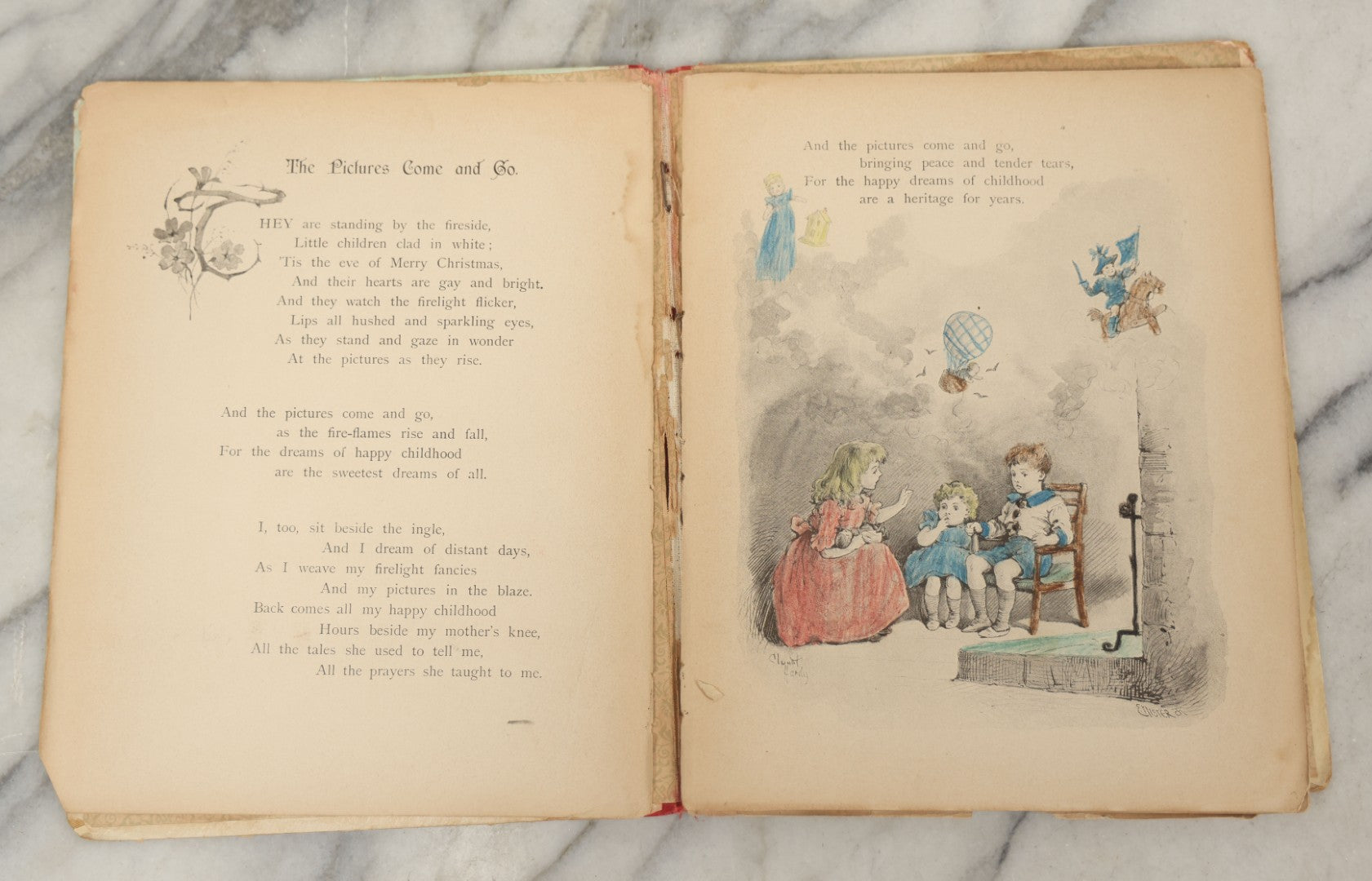 Lot 049 - Antique Children's Book "Come And Go; A Book Of Changing Pictures," Published By E.P. Dutton & Co., New York, And Ernest Nister, London, Printed In Bavaria, Note Heavy Wear