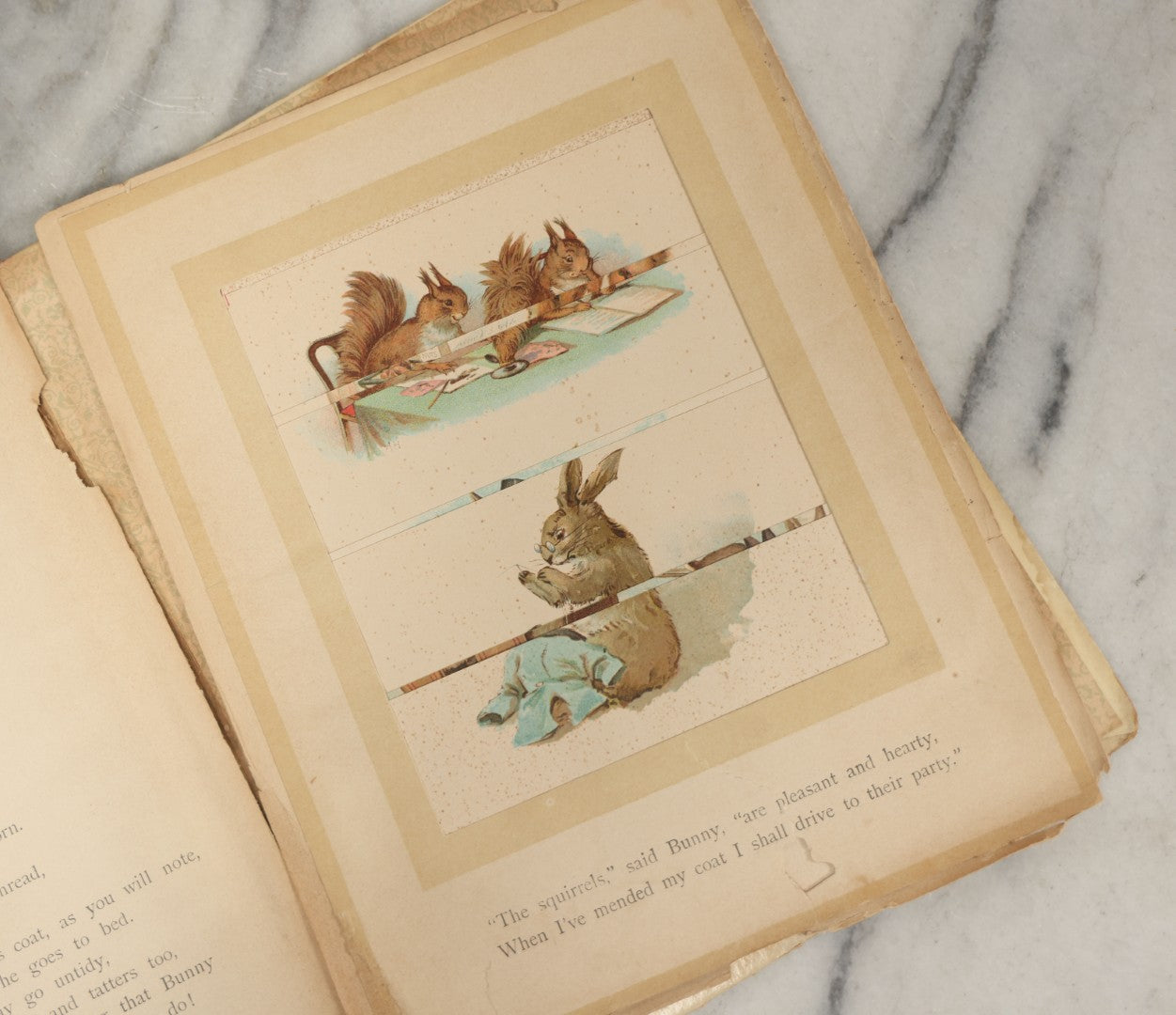 Lot 049 - Antique Children's Book "Come And Go; A Book Of Changing Pictures," Published By E.P. Dutton & Co., New York, And Ernest Nister, London, Printed In Bavaria, Note Heavy Wear