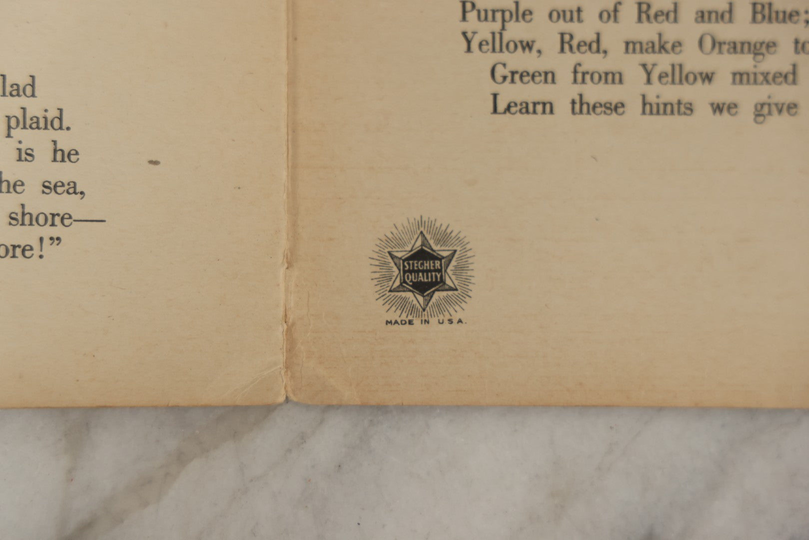 Lot 051 - Antique World War I Era Children's Book "The Soldier Painting Book," Copyright 1917 By Stecher Lith. Co., Rochester, New York