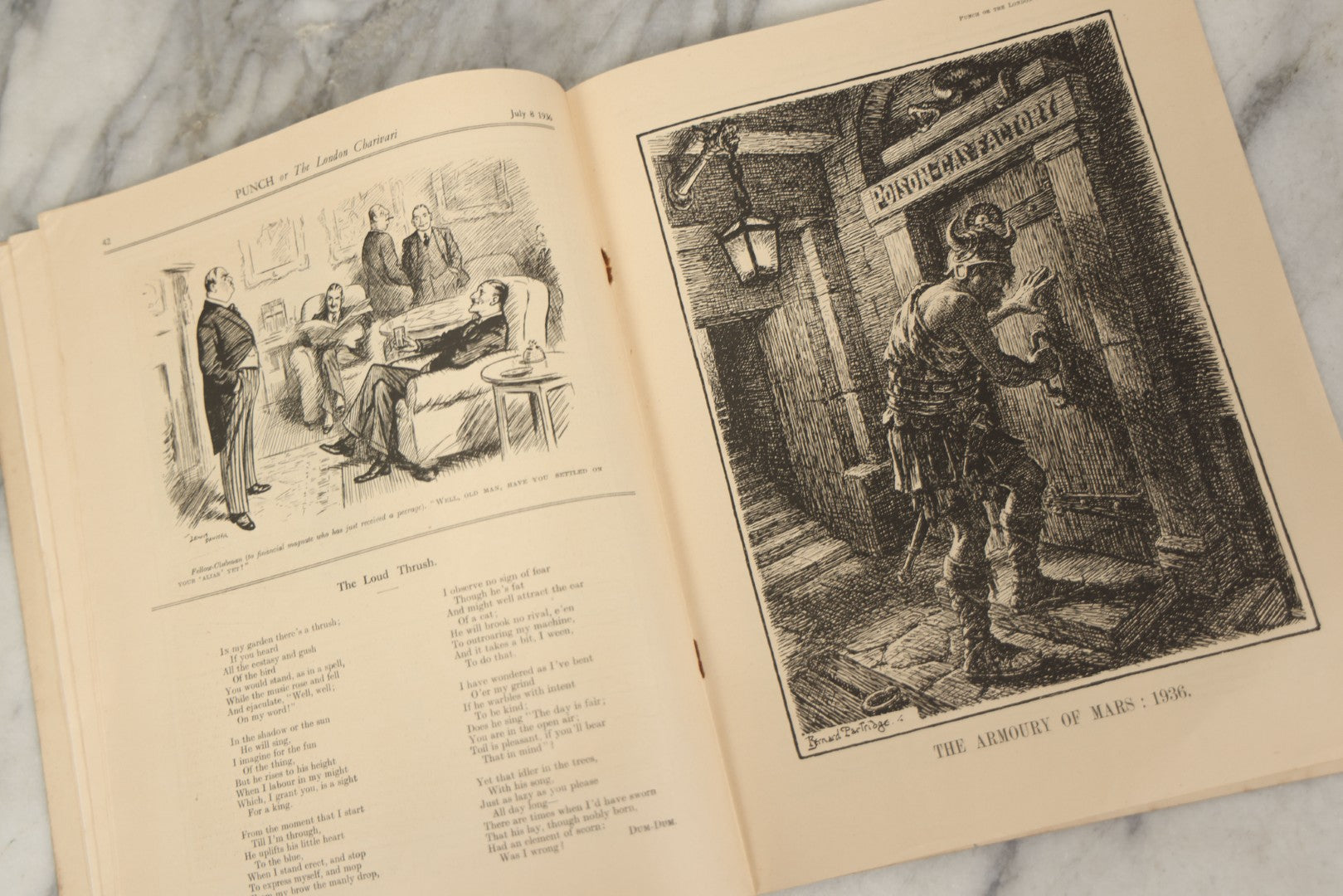 Lot 052 - Vintage Punch Magazine No. 4964, Volume CXCI, July 8, 1936