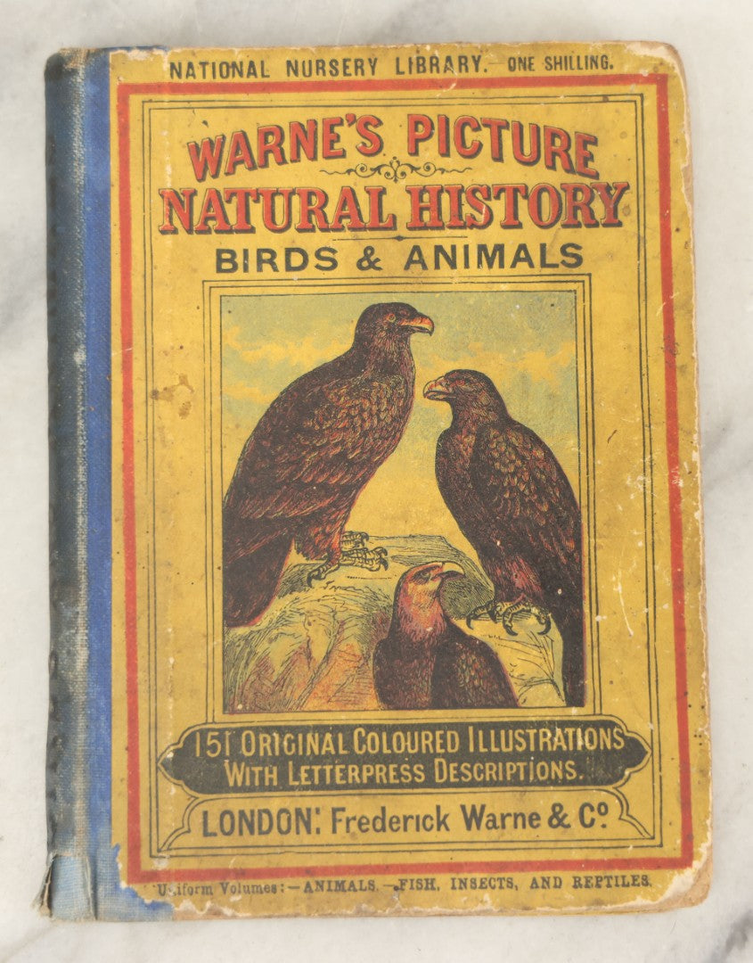 Lot 053 - "Warne's Picture Natural History: Birds And Animals" Antique Book Published By Frederick Warne & Co., London, Circa Late 19th Century