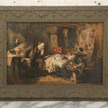 Lot 059 - Antique Print After "The Doctor" By Luke Fildes In Original Gesso Frame With Provenance On Verso, 19-3/8" x 14-3/8"