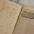 Lot 060 - Antique "Maine Farmer's Almanac" 1825, Published In Hallowell, With Extensive Handwritten Journal Entries By Reverend Joseph A. E. Long