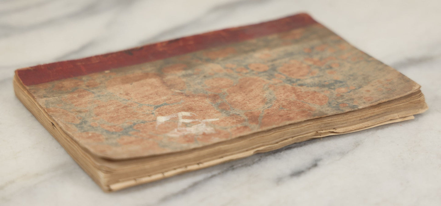 Lot 060 - Antique "Maine Farmer's Almanac" 1825, Published In Hallowell, With Extensive Handwritten Journal Entries By Reverend Joseph A. E. Long