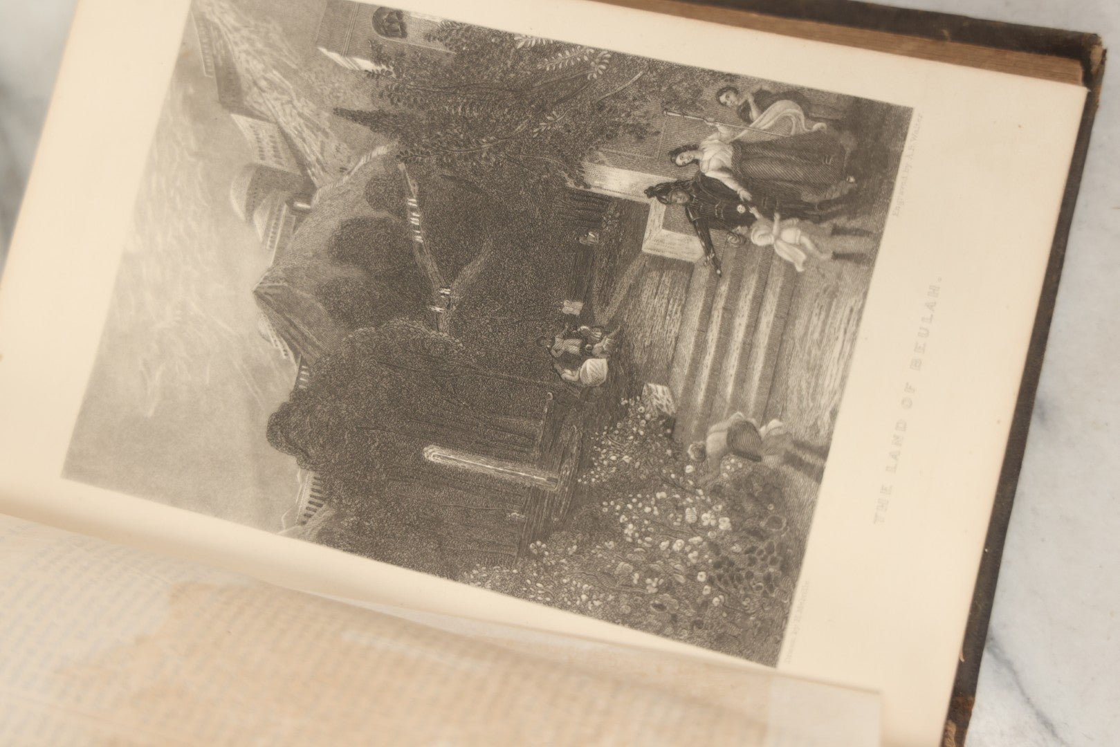 Lot 061 - "The Complete Works Of John Bunyan" Antique Illustrated Book, Embossed Gilt-Stamped Leather Fine Binding, Illustrations Engraved By A.B. Walter, Published By Bradley, Garretson & Co., Philadelphia, 1873