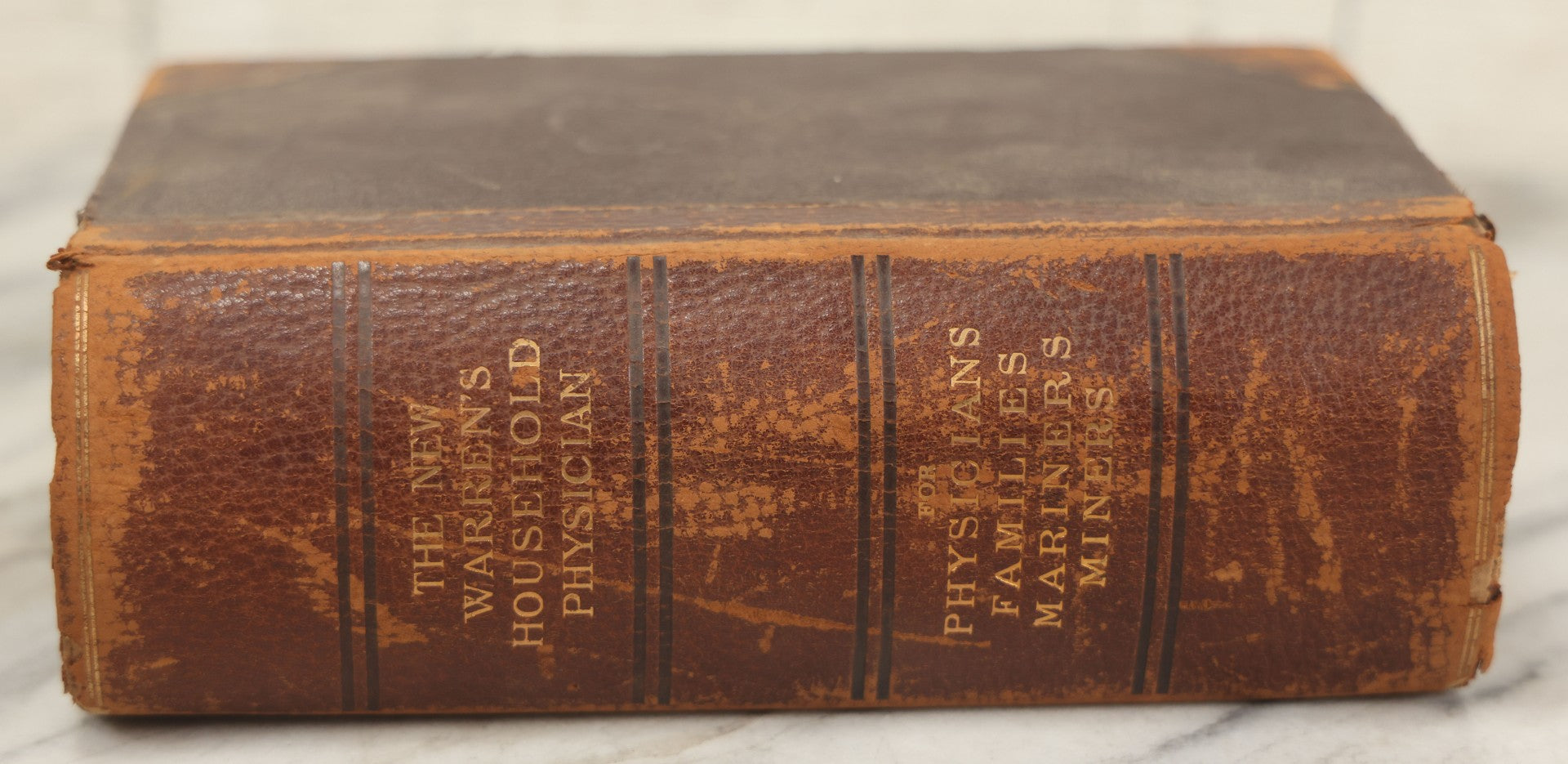 Lot 062 - "New Warren's Household Physician" Illustrated Antique Medical Reference Book With Layered Sectional Manikin Anatomical Illustrations, Debossed Woman's Bust On Cover, Other Full Color Plates, Published By A.I. Bradley & Company, Boston, 1904