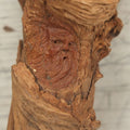 Lot 063 - Vintage Folk Art Carved Driftwood Branch Depicting Bearded, Whistling Old Man In The Wind