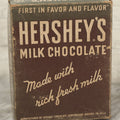 Lot 074 - Vintage Pressboard Advertising Retail Store Display Box For Hershey's Milk Chocolate Bar, Item No. 104, 24 Bars Capacity, Manufactured By Hershey Chocolate Corporation, Hershey, Pennsylvania, U.S.A.