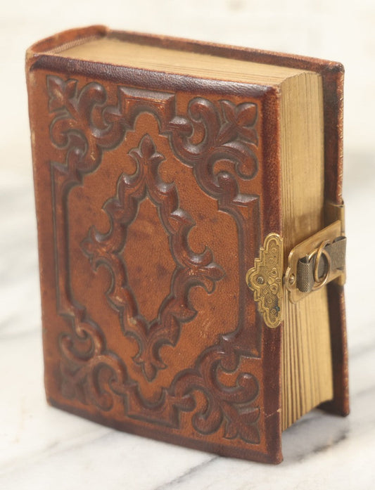 Lot 088 - Antique Family Photo Album With 31 Carte De Visite C.D.V. Photographs And 4 Tintypes, Including Hidden Mother Of Baby And Man With Long Dark Beard