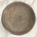 Lot 099 - Vintage Pressed Tin Pie Tray Advertising New England Table Talk Flaky Crust, “Mother's Only Rival”