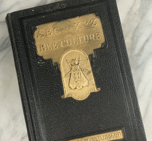 Lot 139 - "A B C And x Y Z Of Bee Culture" Vintage Illustrated Bee Encyclopedia Written And Published By A.I. Root, Medina, Ohio, 1945, With Embossed Gilt Bee Illustration On Cover