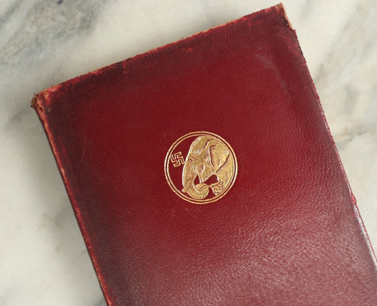 Lot 146 - "Actions And Reactions" Antique Ex-Library Book By Rudyard Kipling, Featuring Embossed Gilt Elephant Emblem With Whirling Logs Motif On Cover, Published By Doubleday, Page & Company, Garden City, New York, 1913