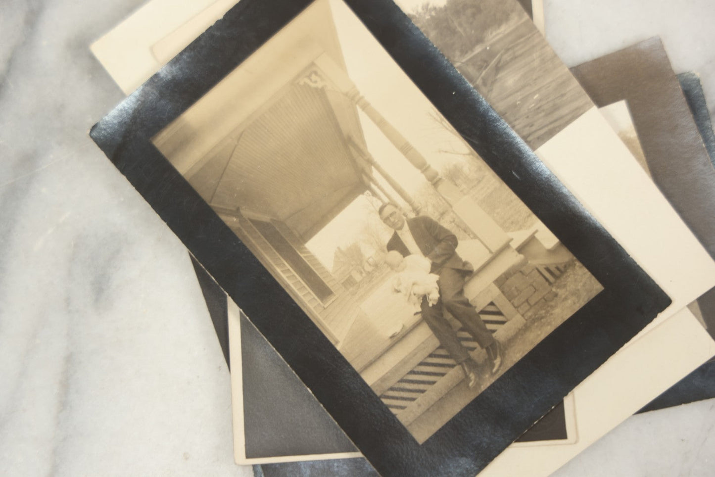 Lot 169 - Grouping Of 12 Antique Real Photo Postcards R.P.P.C., Including Cards Featuring Well Dressed Men And Women, Posing On Dock, In Field, With Babies