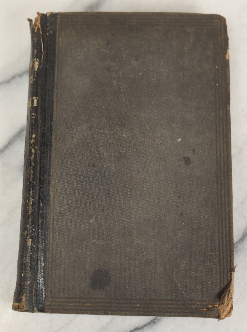 Lot 174 - Grouping Of Three Antique Math Books, Including "A Key To Elementary Algebra" (1878) And "Elements Of Geometry" (1875) By Benjamin Greenleaf, And "A Complete Arithmetic" By E.E. White (1870)