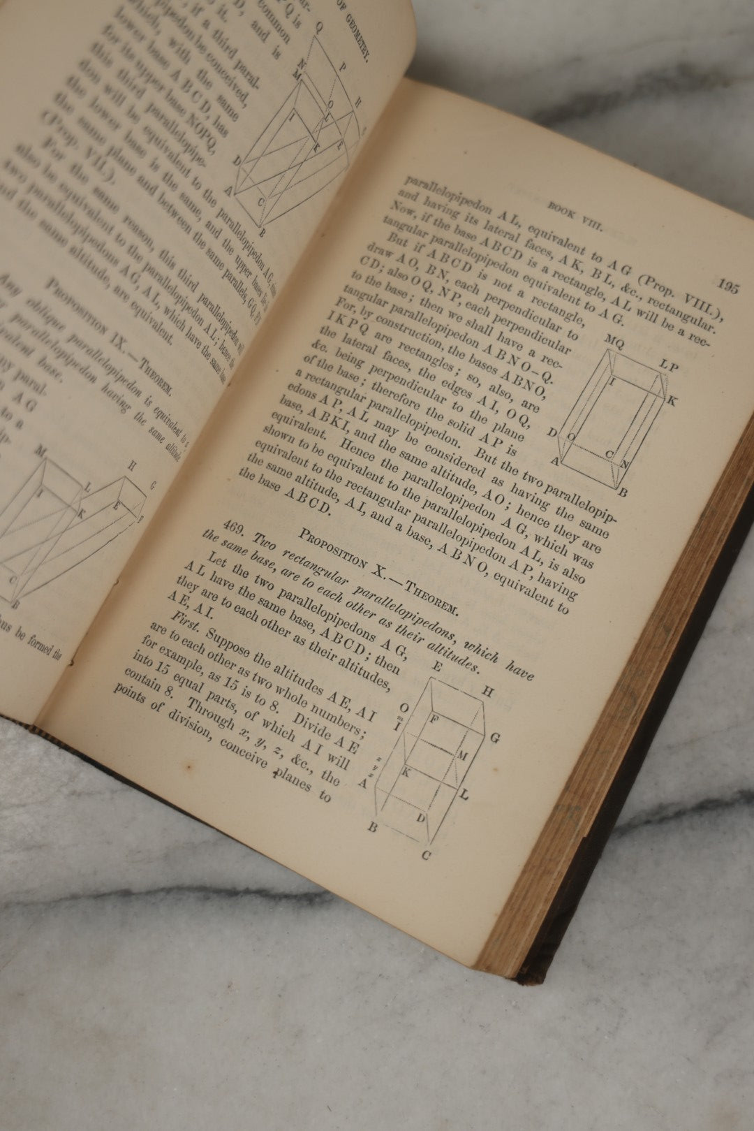 Lot 174 - Grouping Of Three Antique Math Books, Including "A Key To Elementary Algebra" (1878) And "Elements Of Geometry" (1875) By Benjamin Greenleaf, And "A Complete Arithmetic" By E.E. White (1870)