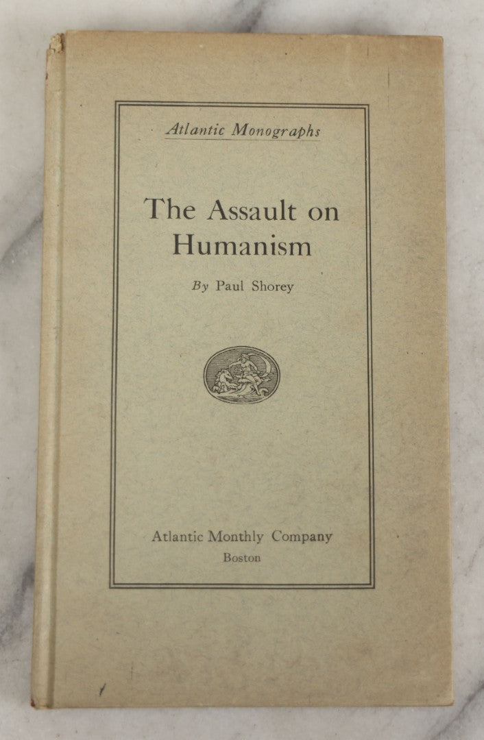 Lot 175 - Grouping Of Three Antique And Vintage Religious Books, Including "Life Everlasting" By John Fiske (1902), "The Assault On Humanism" By Paul Shorey (1917), And The New Testament Red Letter Edition (Circa 1939)