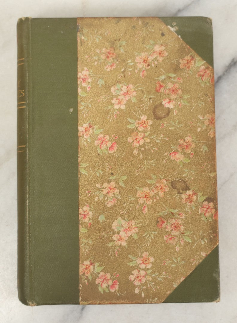 Lot 177 - "The Dolly Dialogues" By Anthony Hope, Undated, Publisher Unknown, Circa 1900s Flower Print And Illustrations On Spine, Pocket Sized