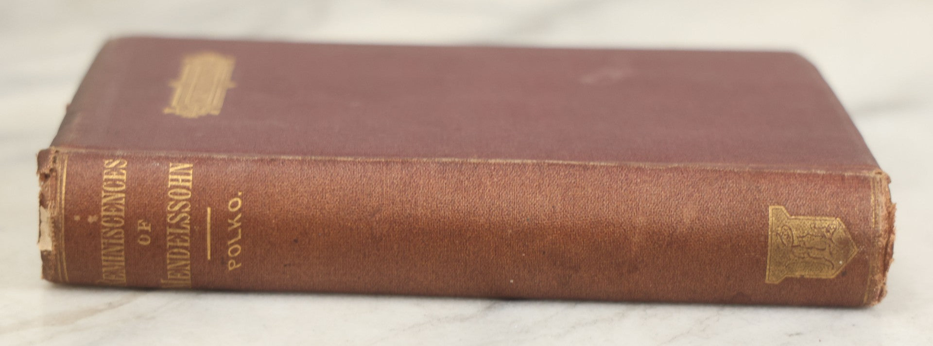 Lot 178 - "Reminiscences Of Felix Mendelssohn-Bartholdy" Antique Biography By Elisa Polko, Translated Into English From The German, Published By Leypoldt & Holt, New York, 1869