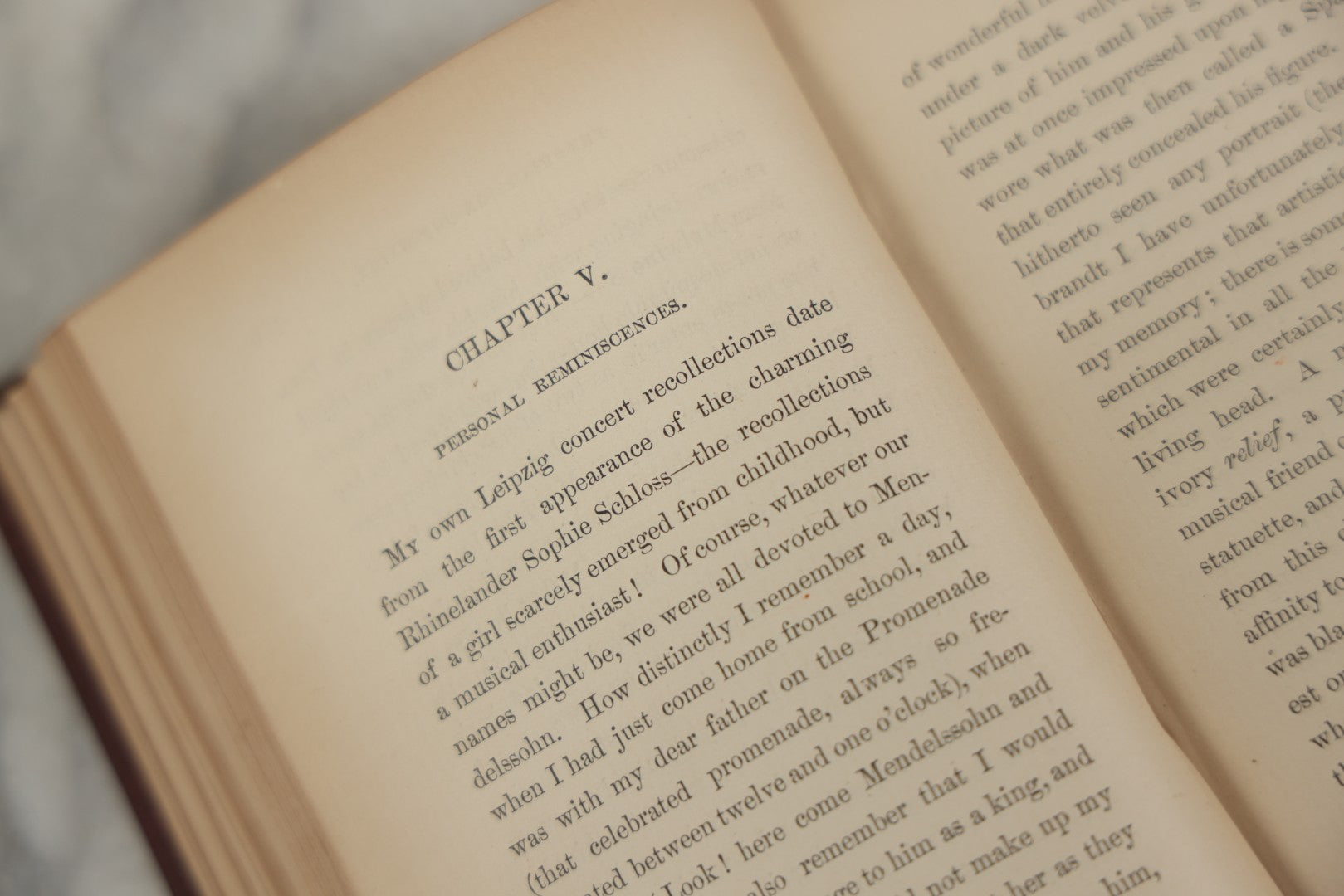 Lot 178 - "Reminiscences Of Felix Mendelssohn-Bartholdy" Antique Biography By Elisa Polko, Translated Into English From The German, Published By Leypoldt & Holt, New York, 1869