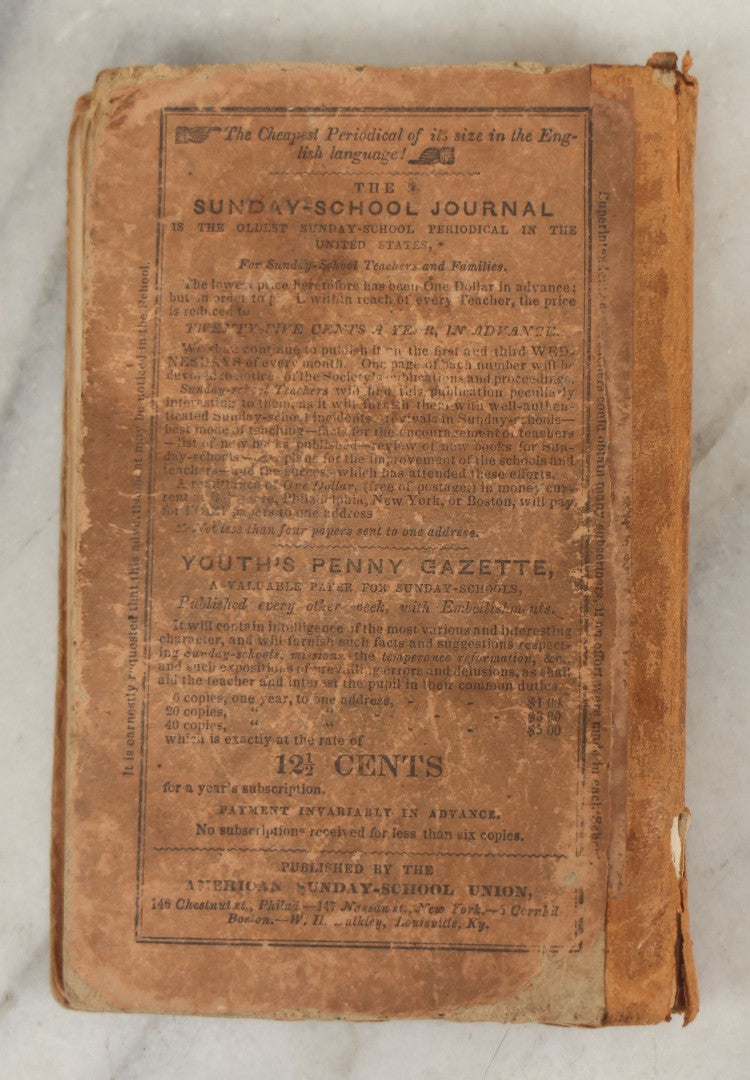 Lot 179 - "The Child's Scripture Question Book" Antique Illustrated Religious Lesson Book With 63 Engravings, Published By The American Sunday School Union, Philadelphia, 1836