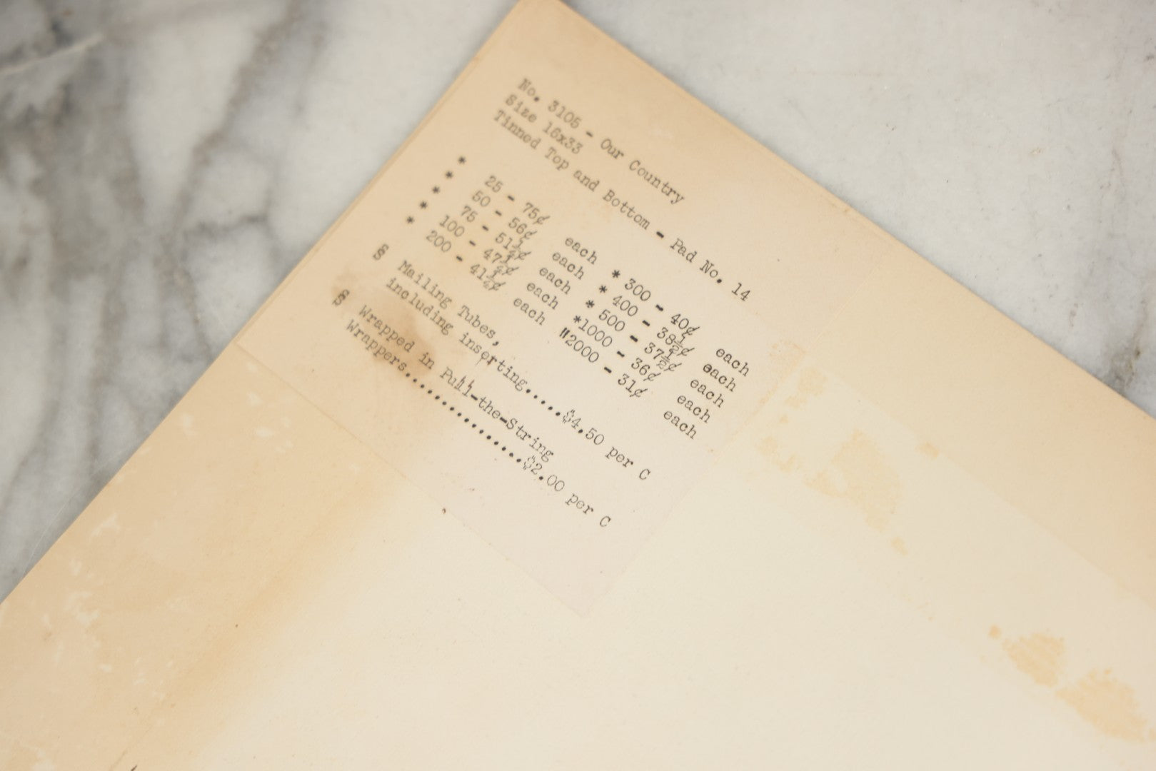 Lot 182 - Grouping Of Four Vintage Patriotic Calendar Advertising Salesman's Samples, Blank, With Liberty, Uncle Sam, And Recruiting Station Imagery