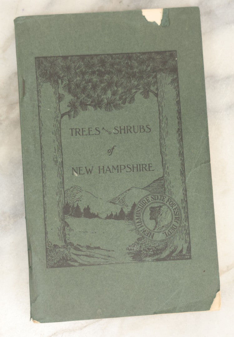 Lot 186 - “Trees And Shrubs Of New Hampshire” Vintage Booklet By John H. Foster, State Forester, 1931, Published By New Hampshire State Forestry Dept.