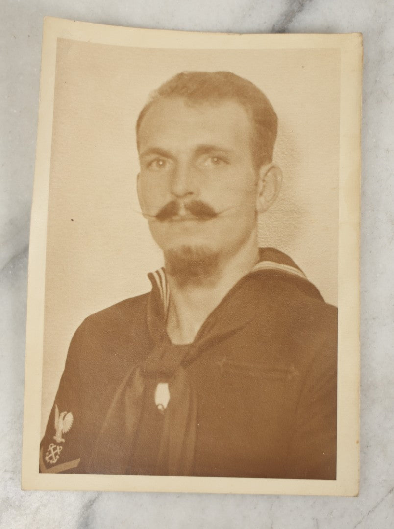 Lot 191 - Grouping Of Five World War II Era Snapshot Photographs Of U.S. Navy Sailors, Including Group Portraits And Social Scenes With Women, Circa 1940s