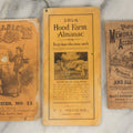 Lot 194 - Grouping Of Three Antique And Vintage Booklets Including Beadle's Dime Dialogues No. 11, Hood Farm Almanac 1914, And Pierce's Memorandum And Account Book