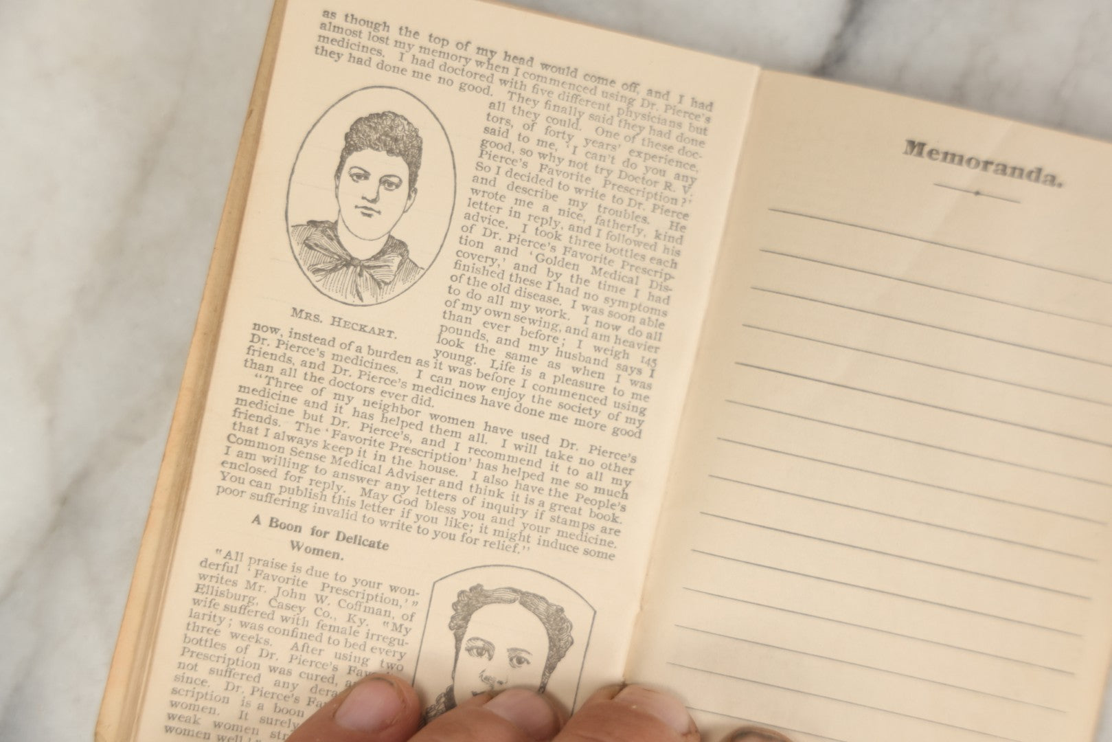 Lot 194 - Grouping Of Three Antique And Vintage Booklets Including Beadle's Dime Dialogues No. 11, Hood Farm Almanac 1914, And Pierce's Memorandum And Account Book