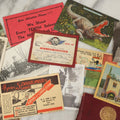 Lot 195 - Grouping Of 15+ Vintage And Antique Ephemera Items Including Photographs, Postcards, Elks Life Member Card, And Advertising Pieces