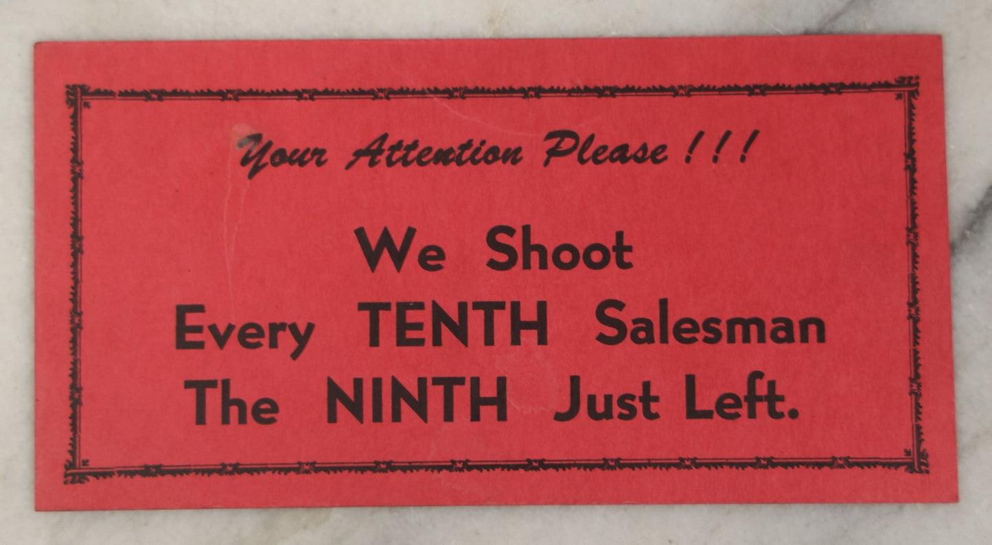 Lot 195 - Grouping Of 15+ Vintage And Antique Ephemera Items Including Photographs, Postcards, Elks Life Member Card, And Advertising Pieces