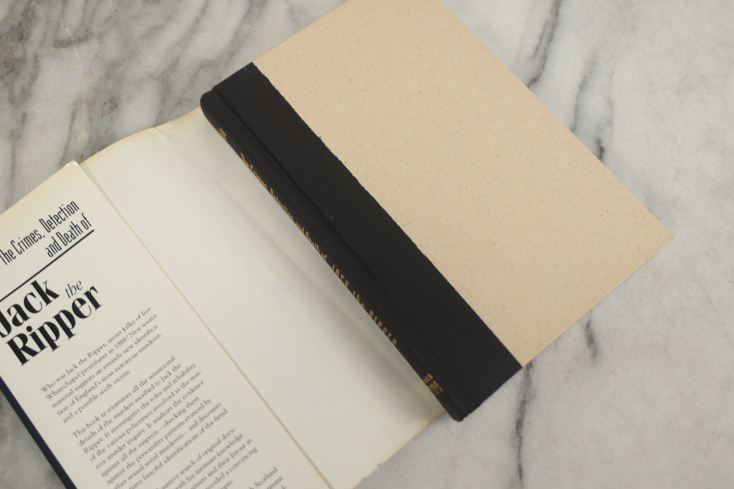 Lot 198 - "The Crimes, Detection And Death Of Jack The Ripper" Vintage Book By Martin Fido, Published By Barnes And Noble Books, New York, 1993, Original Dust Jacket