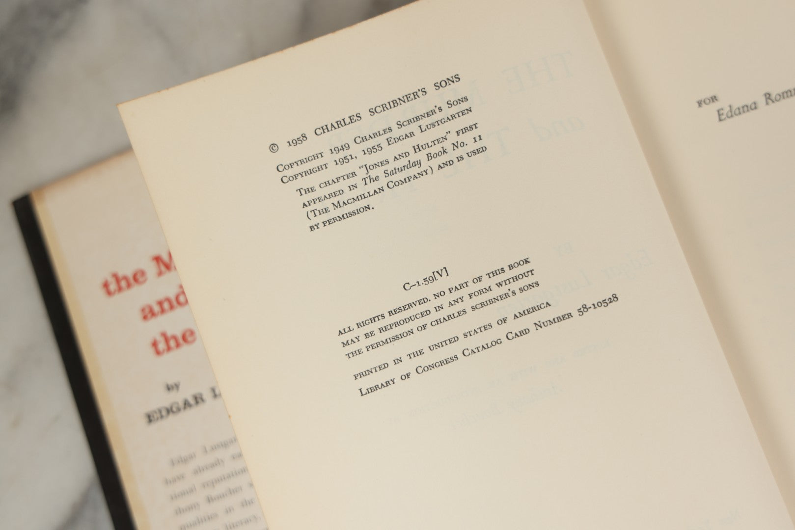 Lot 200 - "The Murder And The Trial" Vintage Book By Edgar Lustgarten, Published By Charles Scribner's Sons, New York, 1958, Original Dust Jacket