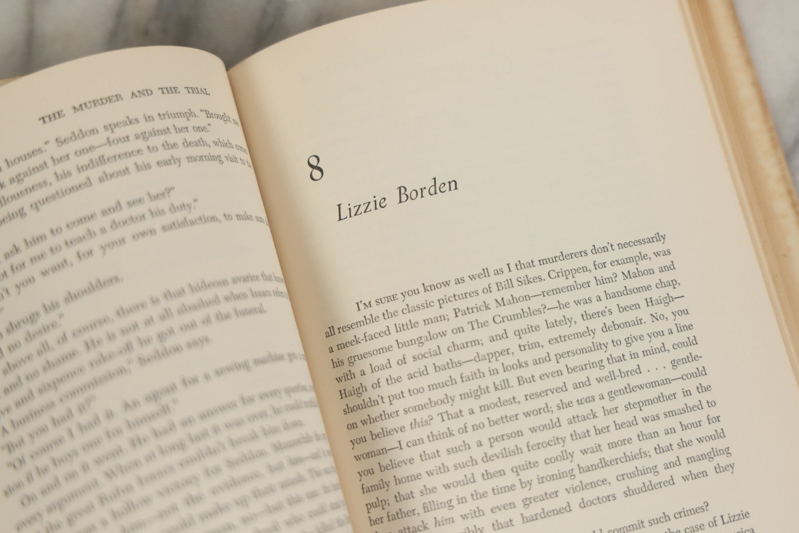 Lot 200 - "The Murder And The Trial" Vintage Book By Edgar Lustgarten, Published By Charles Scribner's Sons, New York, 1958, Original Dust Jacket