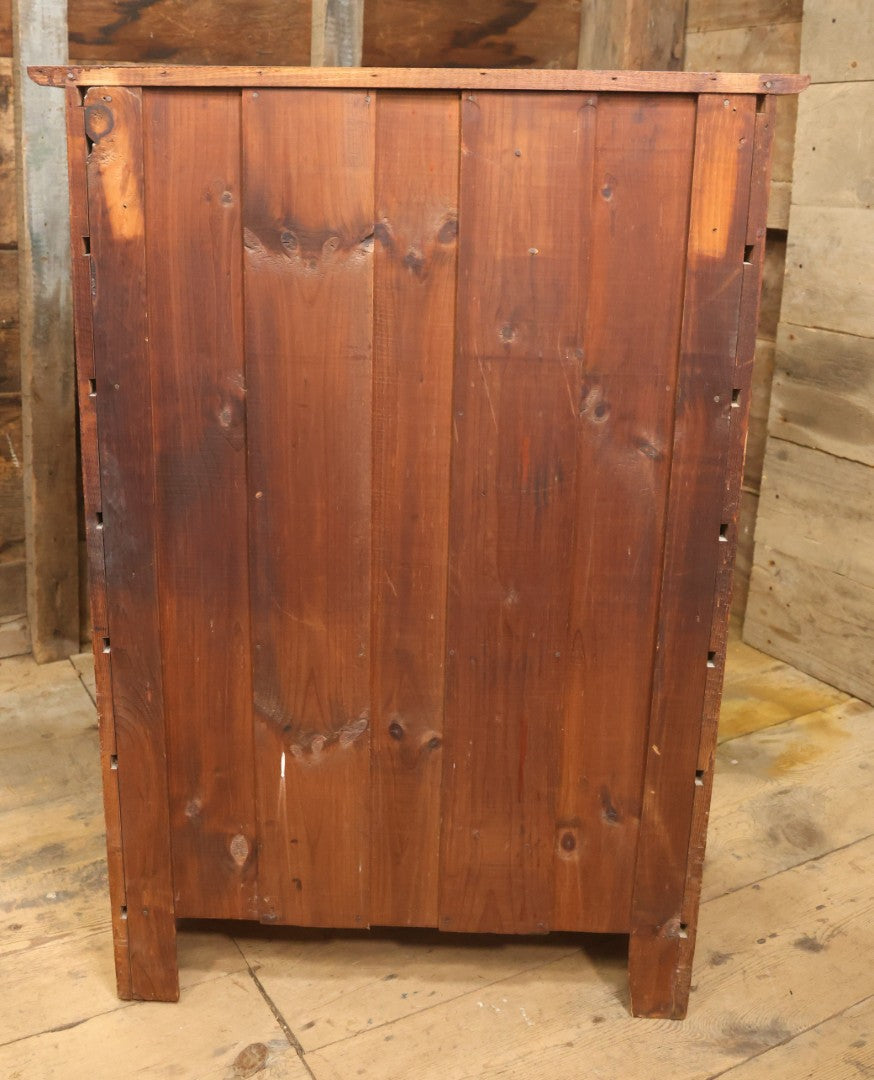 Antique Oak Gentleman's Chest Of Drawers With Hatbox Compartment, Circa Early 20th Century