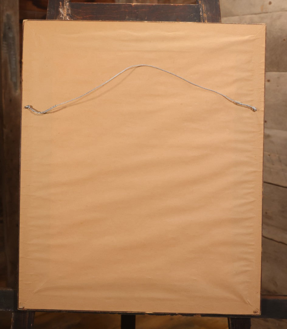 Antique President William McKinley Memorial Mourning Print, Copyright Home Art Picture Co., Chicago, 1901, In Frame, 21-1/2" x 25-1/2"