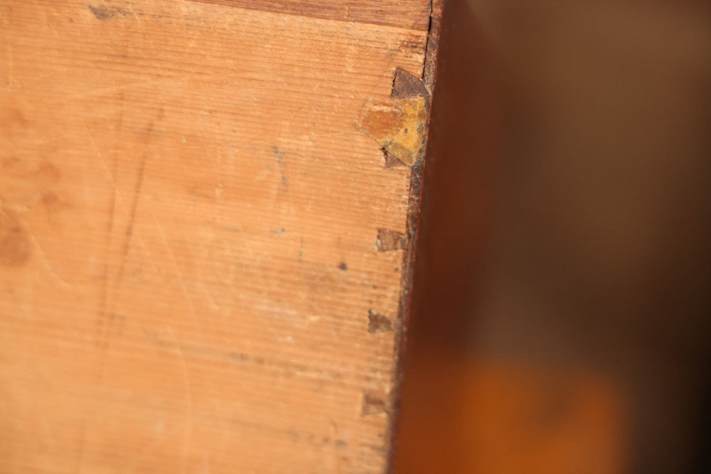 Antique Oak Desktop File Cabinet With Tambour Door