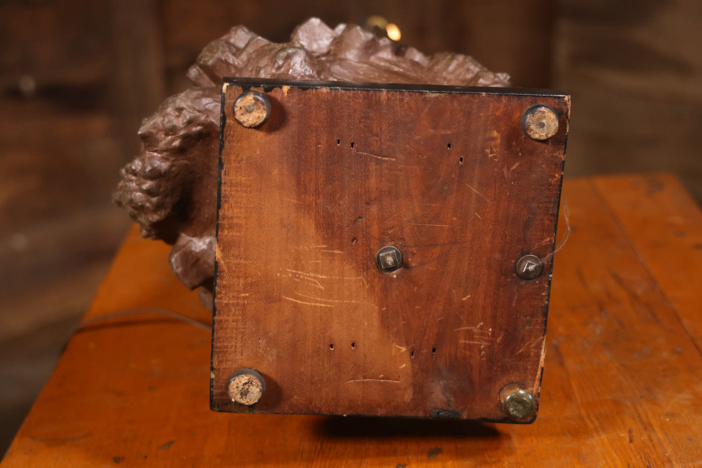 Antique Spelter Statue Lamp Of Sailor On Sinking Ship, Titled “Detresse” After Max Arthur Waagen (German, 1833-1898), 35-1/2" H