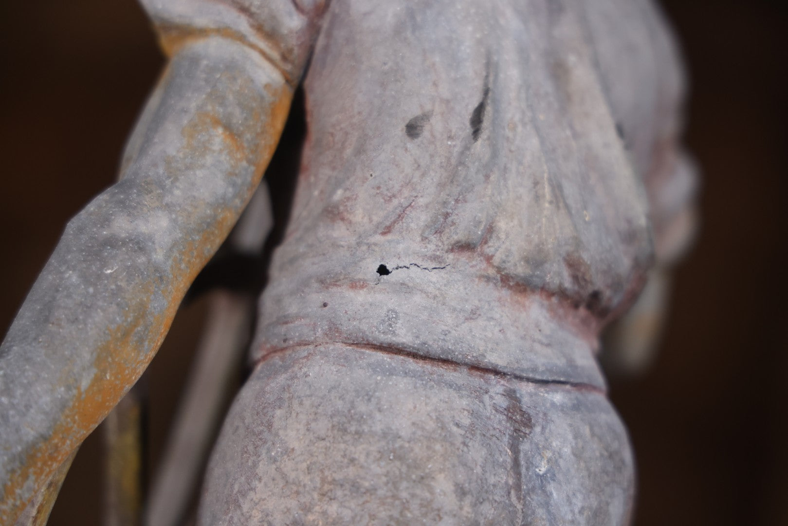 Antique Spelter Statue Of Ship Captain At Helm, After Xavier Raphanel (French, 1876–1957), 22-1/4" H