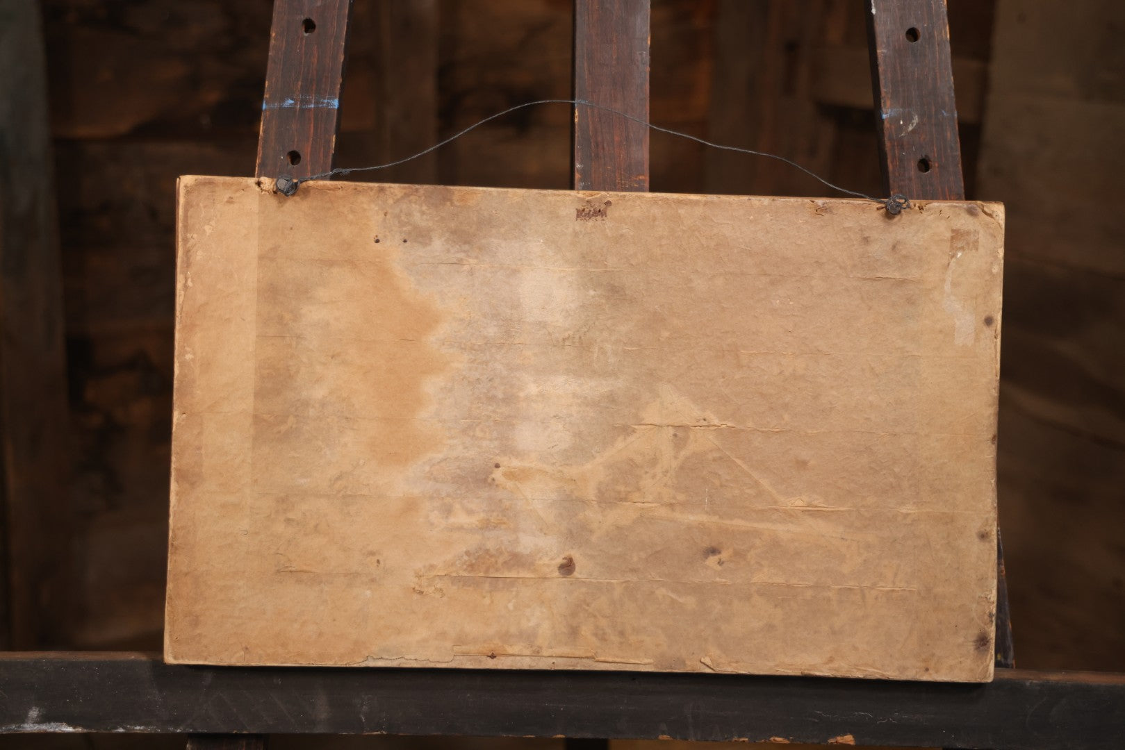 Vintage Folk Art Shadowbox Model Of HNLMS Van Kinsbergen Dutch Naval Sloop Battleship, World War II Era, 21" x 12-1/4"