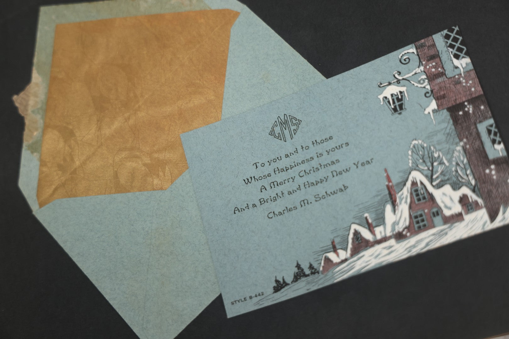 Lot 002 - Antique Greeting Cards Sample Book, "Xmas Greeting Cards, De Luxe, From The Studios Of The Process Engraving Co.," Chicago, Illinois, Circa Early 20th Century