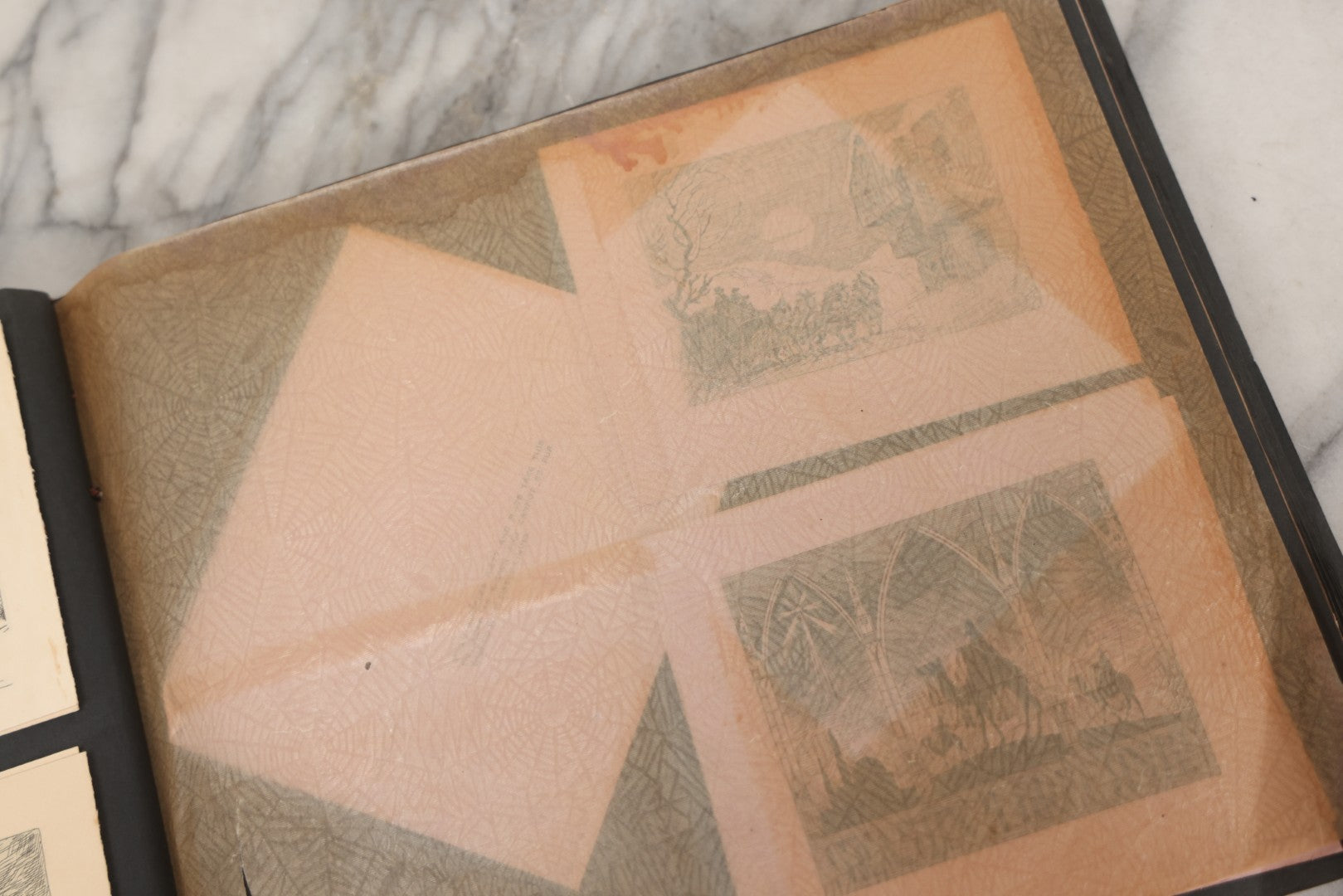 Lot 002 - Antique Greeting Cards Sample Book, "Xmas Greeting Cards, De Luxe, From The Studios Of The Process Engraving Co.," Chicago, Illinois, Circa Early 20th Century