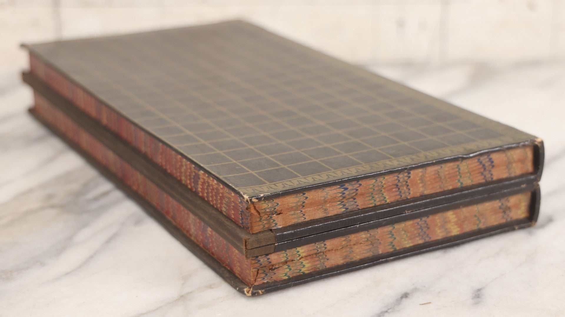 Lot 016 - Antique Board Game, "Games Of Go Bang, Tivoli, And Fox & Geese," By McLoughlin Bros., New York, With Wooden Pieces And Partial Original Box