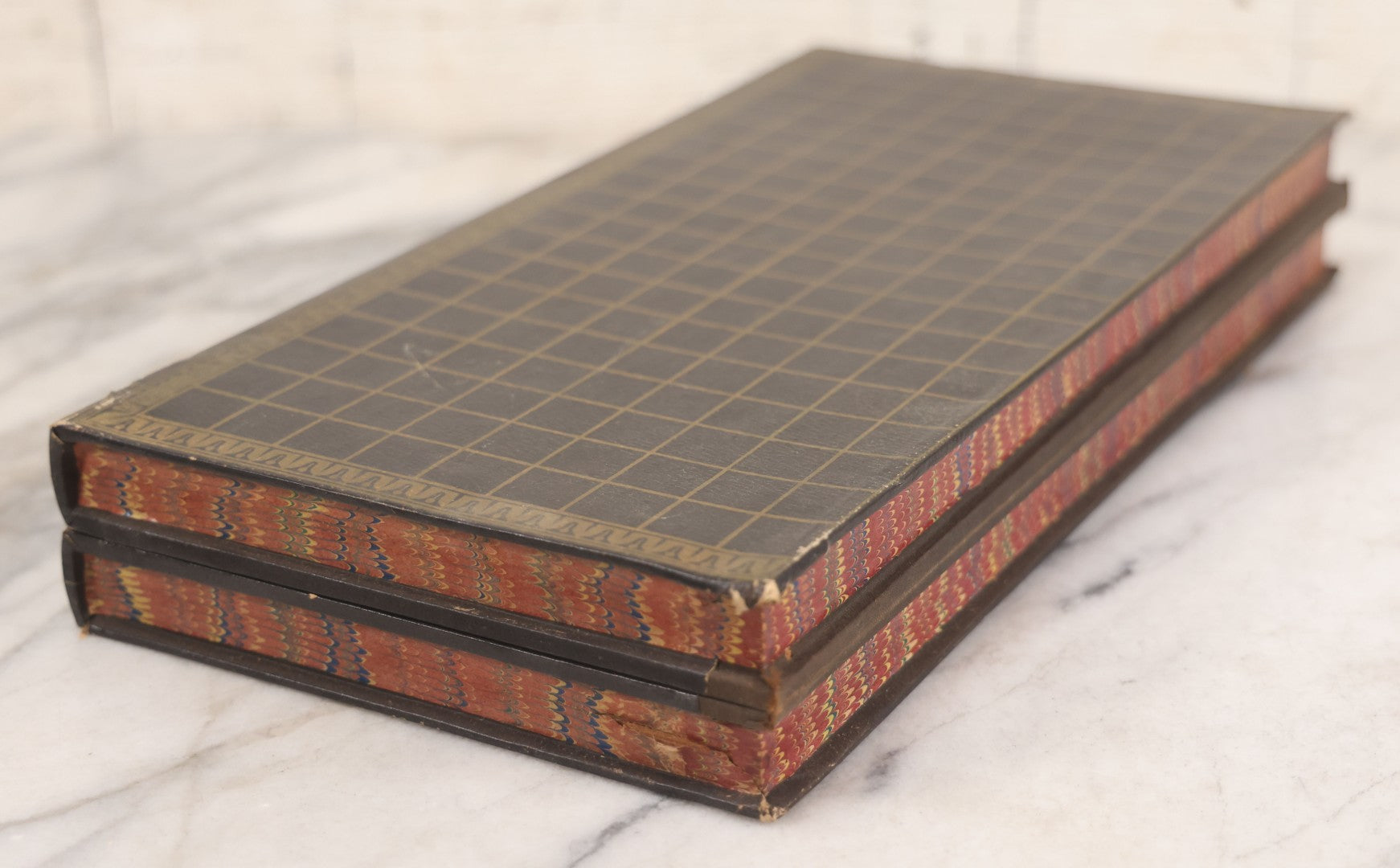 Lot 016 - Antique Board Game, "Games Of Go Bang, Tivoli, And Fox & Geese," By McLoughlin Bros., New York, With Wooden Pieces And Partial Original Box