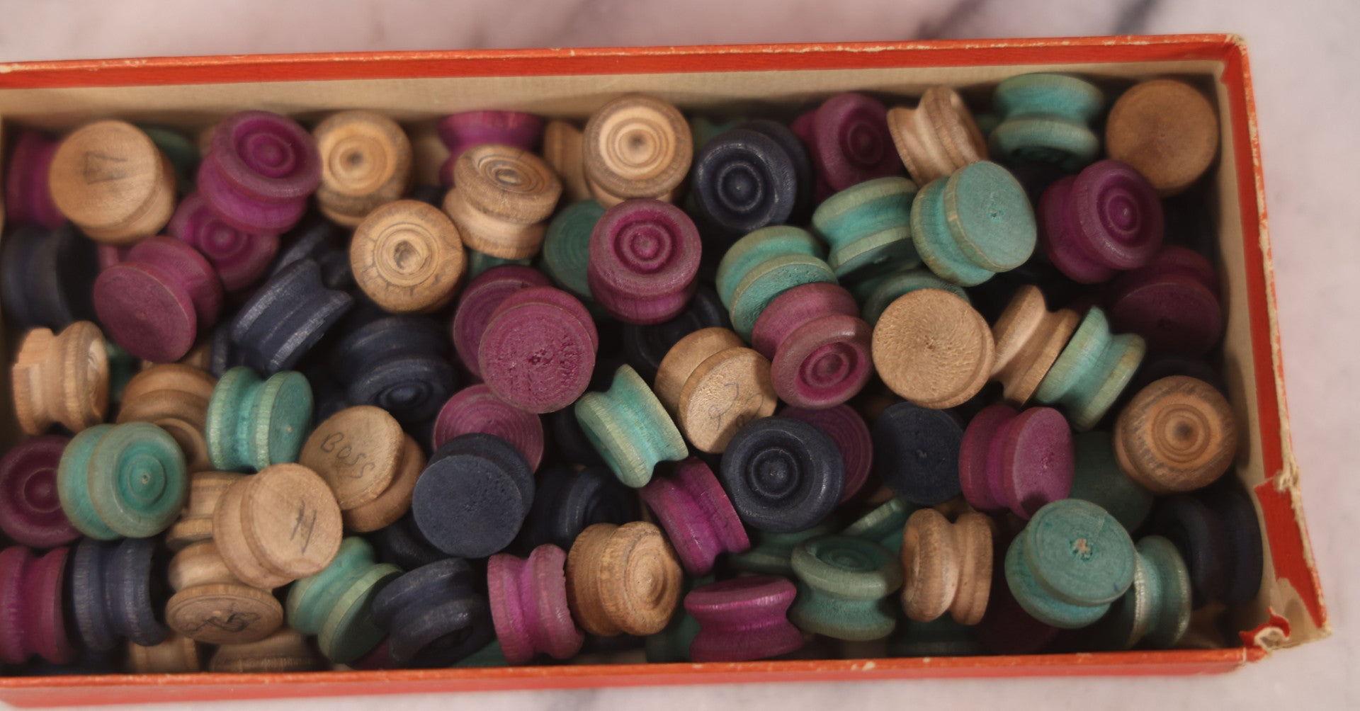 Lot 016 - Antique Board Game, "Games Of Go Bang, Tivoli, And Fox & Geese," By McLoughlin Bros., New York, With Wooden Pieces And Partial Original Box